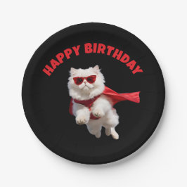 Vit persisk kattsuperhjälte