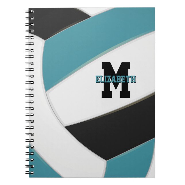 Vit personlig volleyball anteckningsbok (Framsidan)
