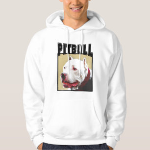 Vit Pitbull Munkjacka