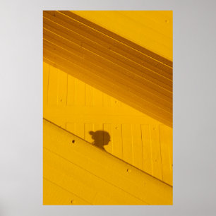 Vit plastpanel poster