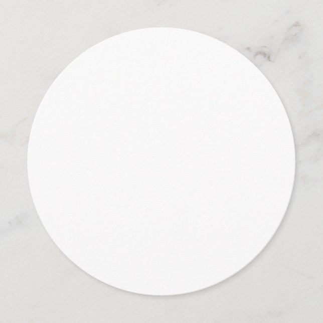 Vit platt cirkel-program program (Framsida)