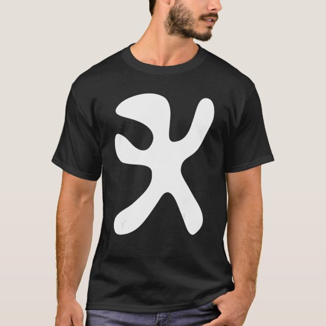 Vit platta t shirt (Framsida)