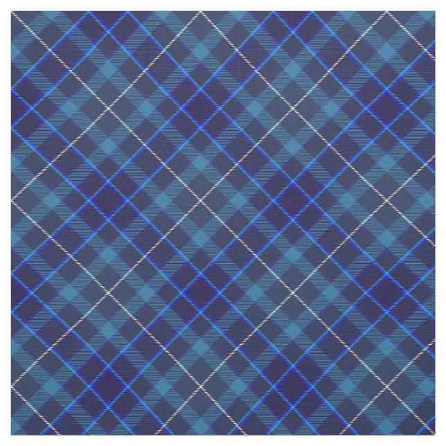 Vit Play fold Mönster Tartan Retro Grunge Tyg (Prov)