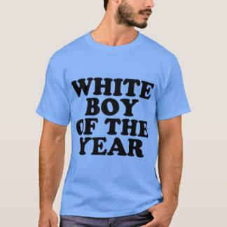Vit pojke årets Ofhe T Shirt