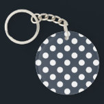 Vit polka dots på blått grått<br><div class="desc">Vit polka dots på blått grått</div>