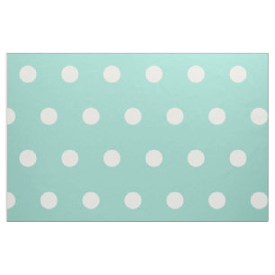 Vit Polka dots på Coola Aqua Tyg