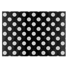 Vit polka dots på svart