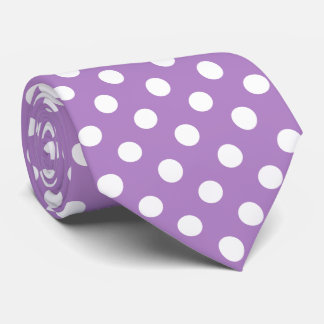 Vit Polka dots på Thistle Lila Slips