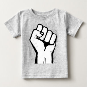 Vit protestfläkt t shirt