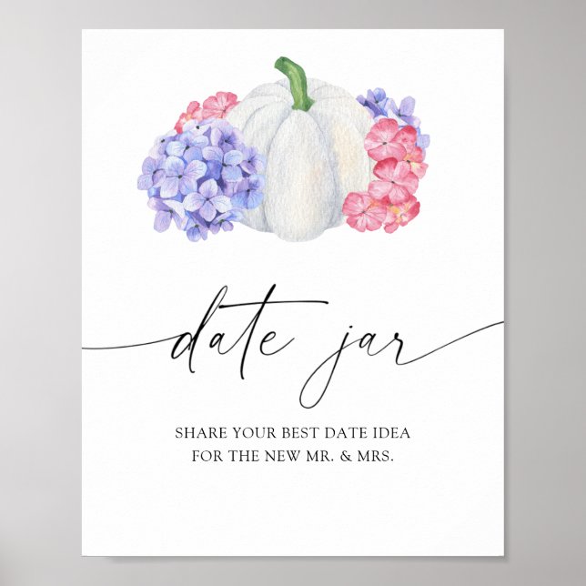 Vit pumpa - dejtingsidéer för kvällen. Dejtningsbu Poster (Framsidan)