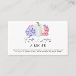 Vit pumpa - Mottagare för den brud som ska Tilläggskort