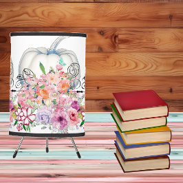 Vit Pumpkin Fall Home Decor Blommigt Vattenfärg