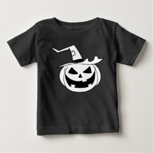 Vit Pumpkin w/Hat Black Småbarn FleeceSweatshirt Tee