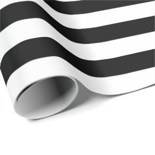 Vit Rand med svart bakgrund DIY Färg Presentpapper