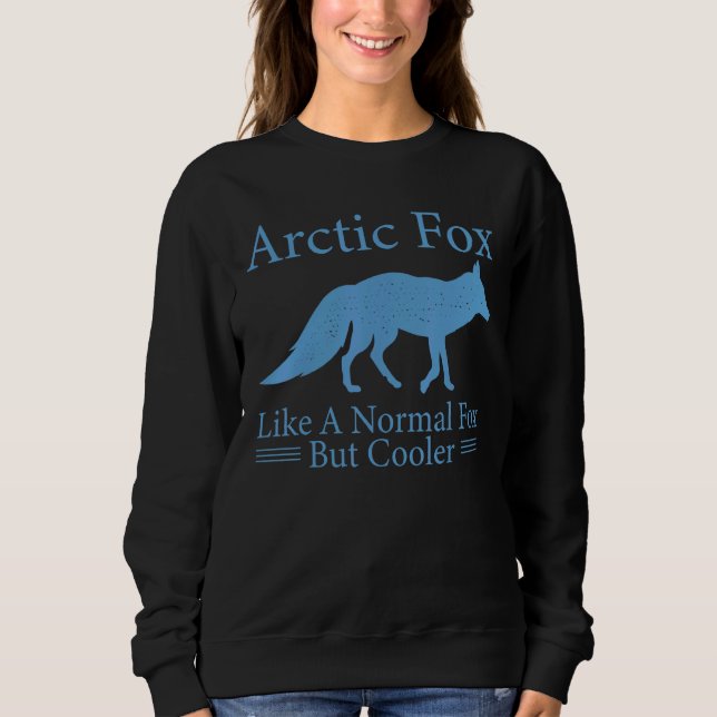 Vit rävsax Marmal Antarctica Arktisk räxarta T Shirt (Framsida)