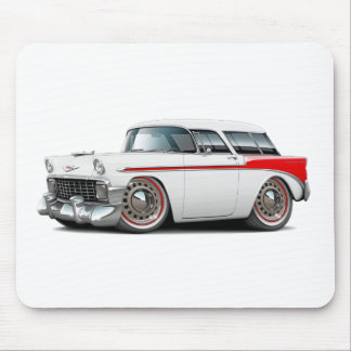 Vit-Röd bil 1956 för Nomad Musmatta