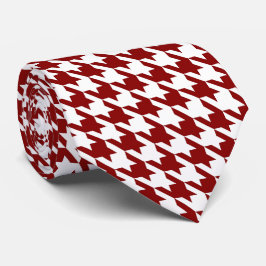 Vit Röd Pied de Poule Houndstooth Slips