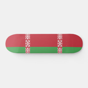 Vit-Röd-Vit Flagga Mini Skateboard Bräda 18,5 Cm