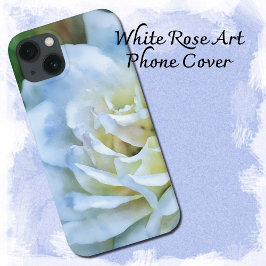 Vit ros Art Phone Case