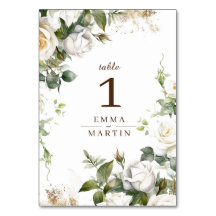 Vit ros Bröllop Elegant Blommigt