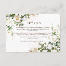 Vit ros Bröllop Elegant Blommigt