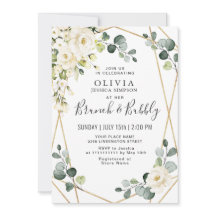 Vit ros Eucalyptus Greenery Brunch & Bubly