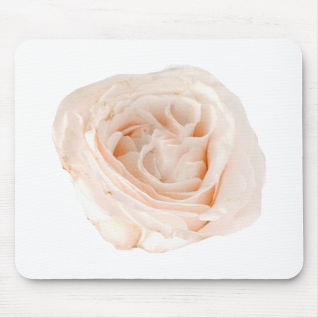 Vit ros Flower Musmatta (Framsidan)