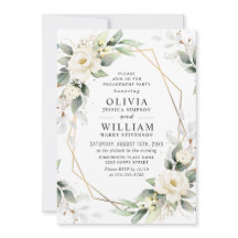 Vit ros Greenery Blommigt Förlovningsfest