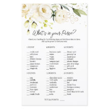 Vit ros Greenery Möhippa What's in Your Purse