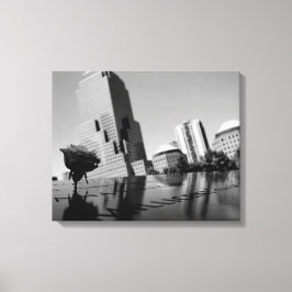 Vit ros i hågkomst canvastryck