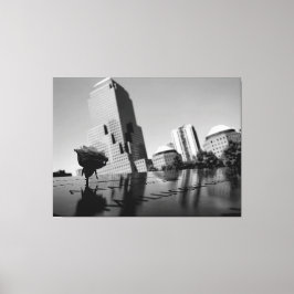 Vit ros i hågkomst canvastryck