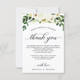 Vit ros i stället för förmånskort meddelande