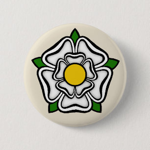vit ros i York, Englands emblem of Royalty Knapp