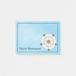 Vit ros i York Post-it Block