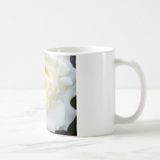 Vit ros kaffemugg