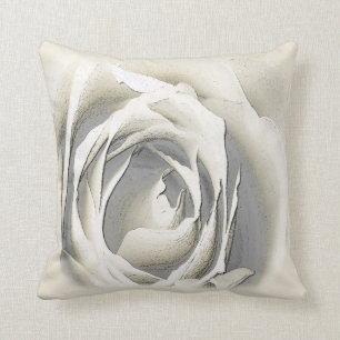 Vit ros kudder kudde