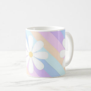 vit ros med färglös bakgrund kaffemugg