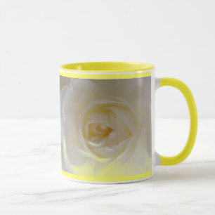 Vit ros-Mugg-kaffet Kopp-vackra Ro-dekretet Mugg