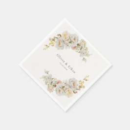 Vit ros och baby utandningservetter pappersservett