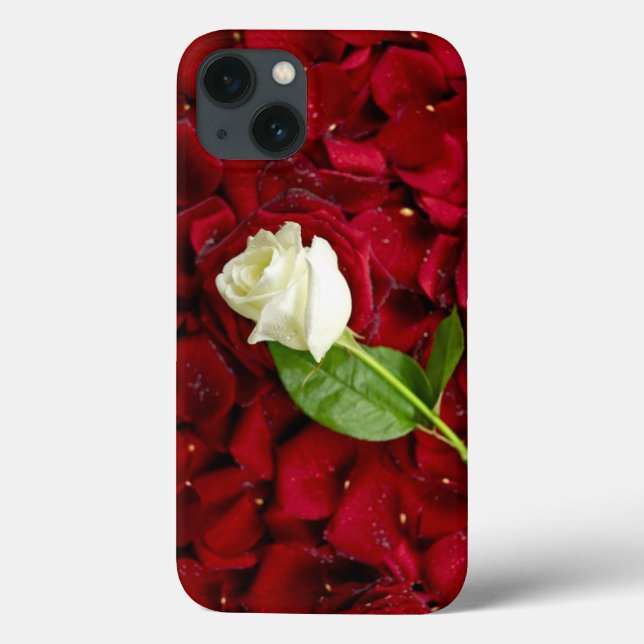 Vit ros på Red Petals (Baksida)