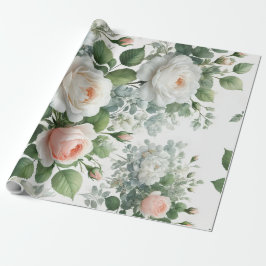 Vit ros presentpapper