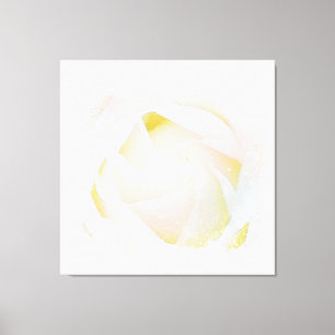 *~* Vit ros Rosa Blommigt Abstrakt AR8 Canvastryck