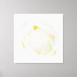 *~* Vit ros  Rosa Blommigt Abstrakt AR8 Canvastryck