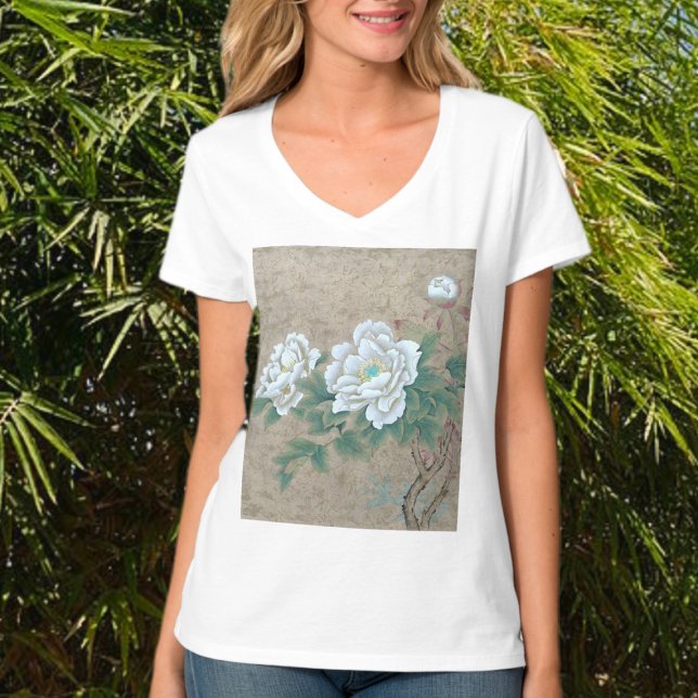 Vit ros t shirt (Skapare uppladdad)