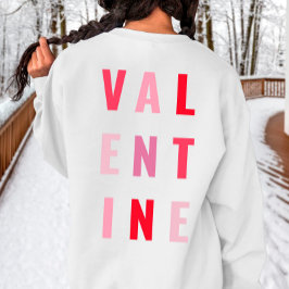 Vit/Rosa Alla hjärtans hjärtans dag T Shirt