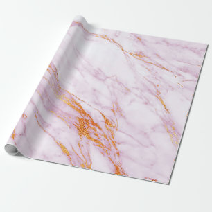 Vit Rosa Grått Marble Shiny Penslar Presentpapper