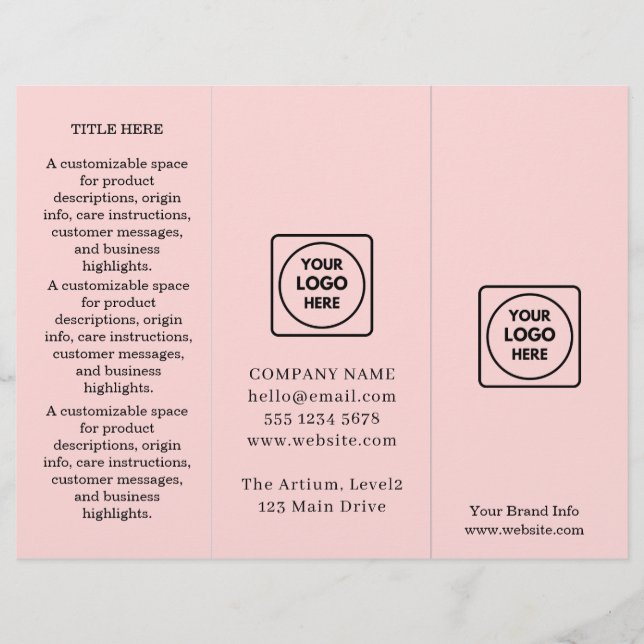Vit Rosenskär Design | Modern Professionell  (Framsida)