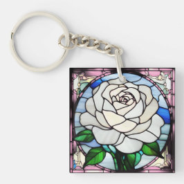 Vit Rosenstained Glass