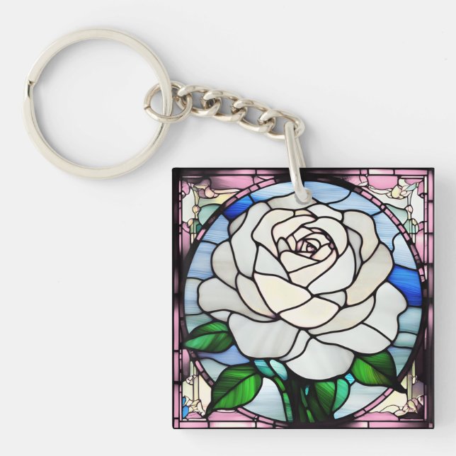 Vit Rosenstained Glass (Framsidan)