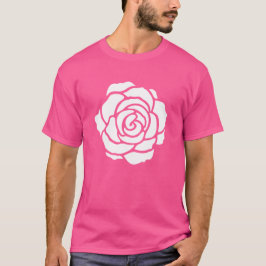 Vit rosT-tröja T Shirt